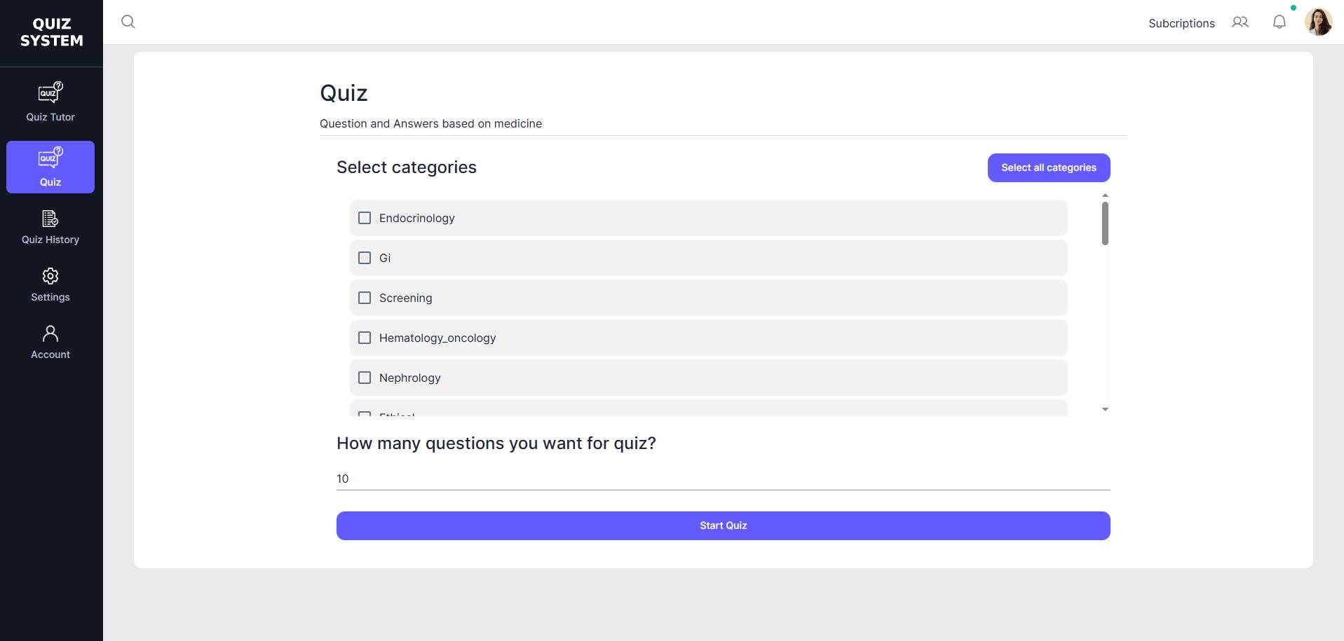 Ace Your USMLE Preparation with Our Quiz System