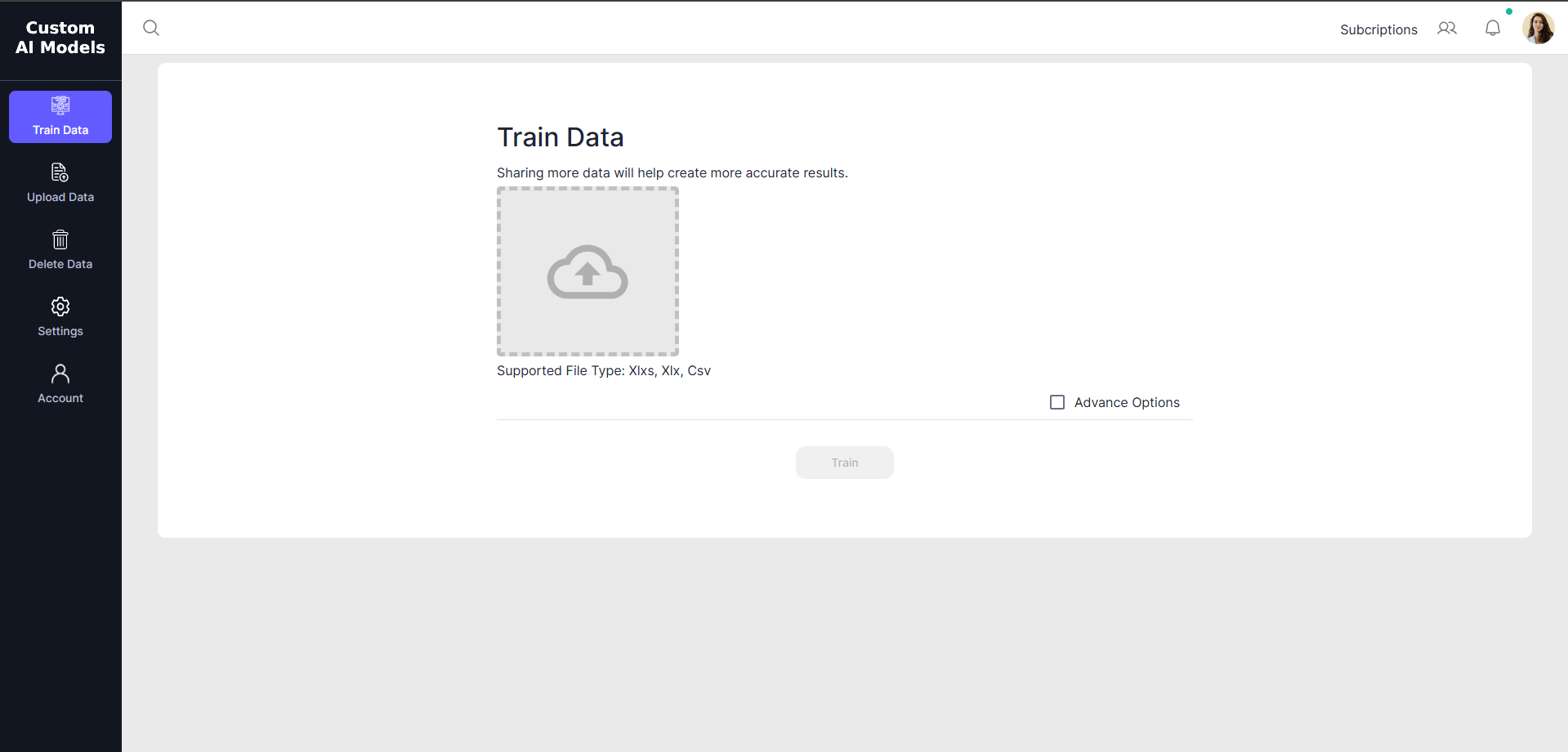 Custom AI Model Training for Your Data